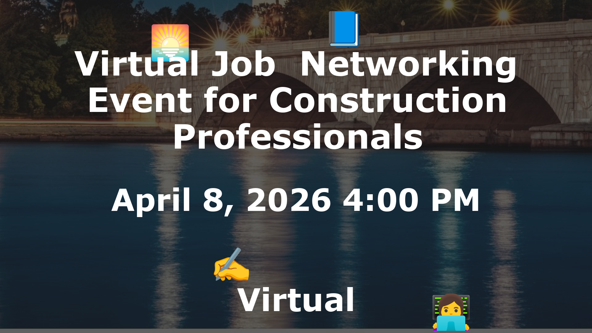 Virtual Job  Networking Event for Construction Professionals event image